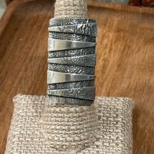 Sterling silver statement ring